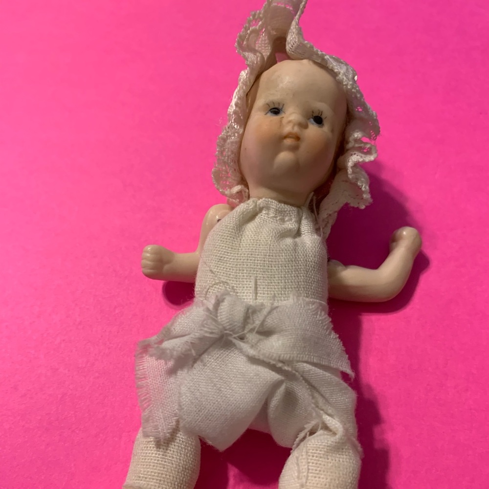 Antique Mini Porcelain Precious Face, arms, legs